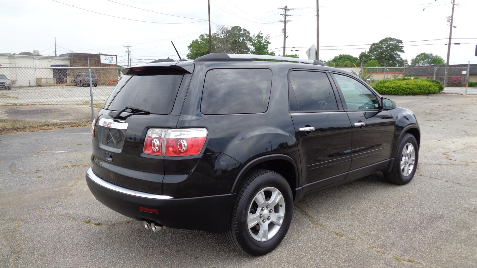 2012 BLACK /BLACK GMC Acadia (1GKKRNED1CJ) with an 3.6L V6 engine, AUTOMATIC transmission, located at 2812 White Horse Road, Greenville, SC, 29611, (864) 269-1711, 34.808655, -82.434776 - Photo#3